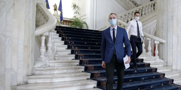 Stelian Ion - ministrul Justiţiei - conferinţă de presă - Ministerul Justiţiei / 12 feb 2021 / FOTO Inquam Photos / Octav Ganea