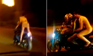 pay police hunting motorcyclist after he carried a girl passenger who was completely naked jpeg