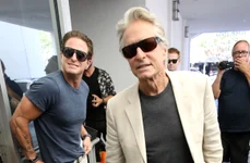 Michael Douglas and his son Cameron step out for lunch in Beverly Hills jpeg