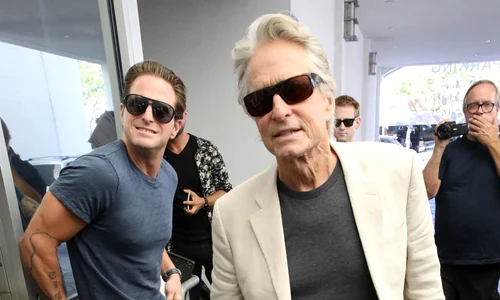 Michael Douglas and his son Cameron step out for lunch in Beverly Hills jpeg