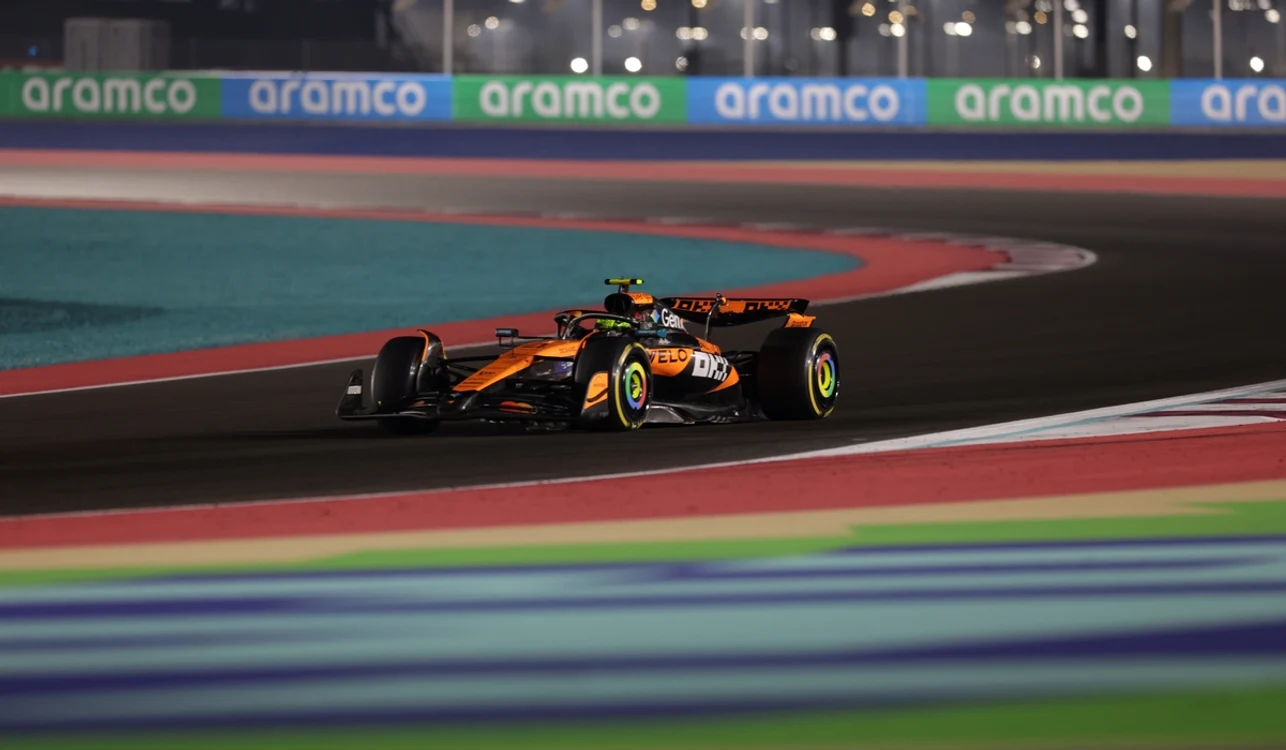 Lando Norris de la McLaren 