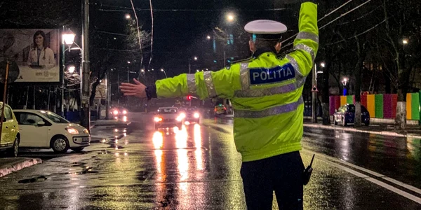 Politist radar FOTO politia romana