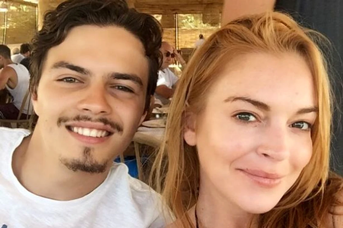 Lindsay Lohan, alături de Egor, când încă aveau o relație