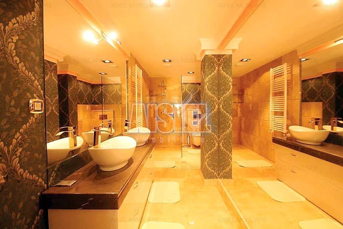 Băile au finisaje de lux
