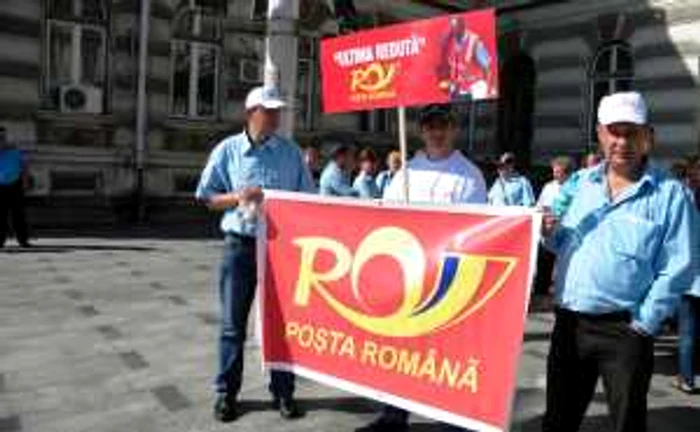 Acţiune de protest a lucrătorilor poștali