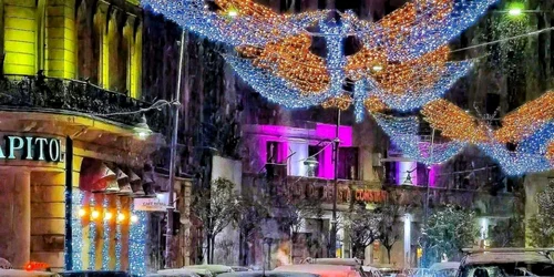 Bucuresti luminat Crăciun foto Facebook