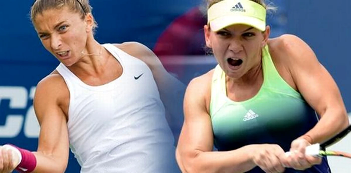 Sara Errani şi Simona halep se vor confrunta sâmbătă seară pentru un loc în finala turneului WTA de la TorontoFoto RogersCup