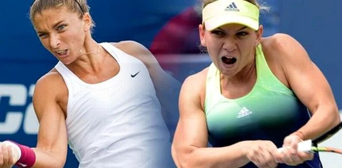 Sara Errani şi Simona halep se vor confrunta sâmbătă seară pentru un loc în finala turneului WTA de la TorontoFoto RogersCup