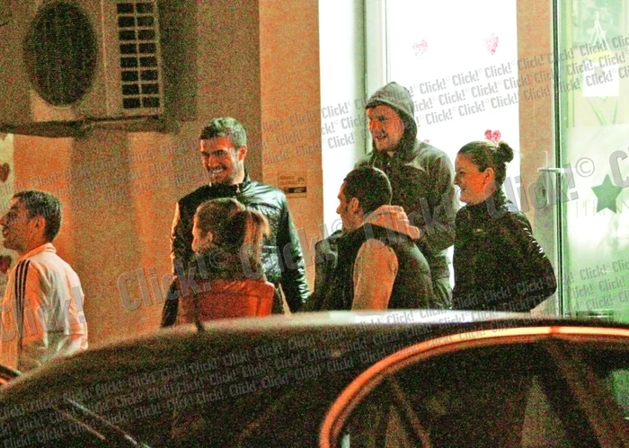 Moţi şi Alexe au fost cei care au iniţiat ieşirea în oraş alături de nou-veniţii Strătilă şi Curtean (fotografii: Blitz)