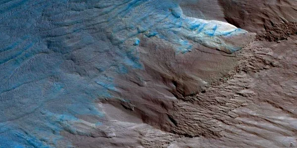 Strat de gheaţă la polul sud al planetei Marte FOTO NASA
