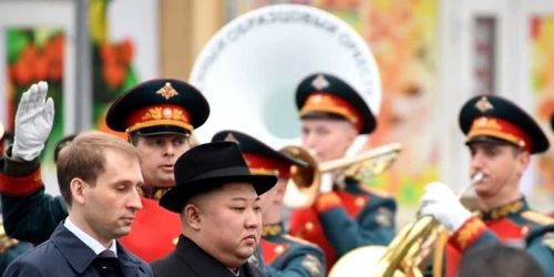 Kim Jong un la Vladivostok summit Putin FOTO AFP