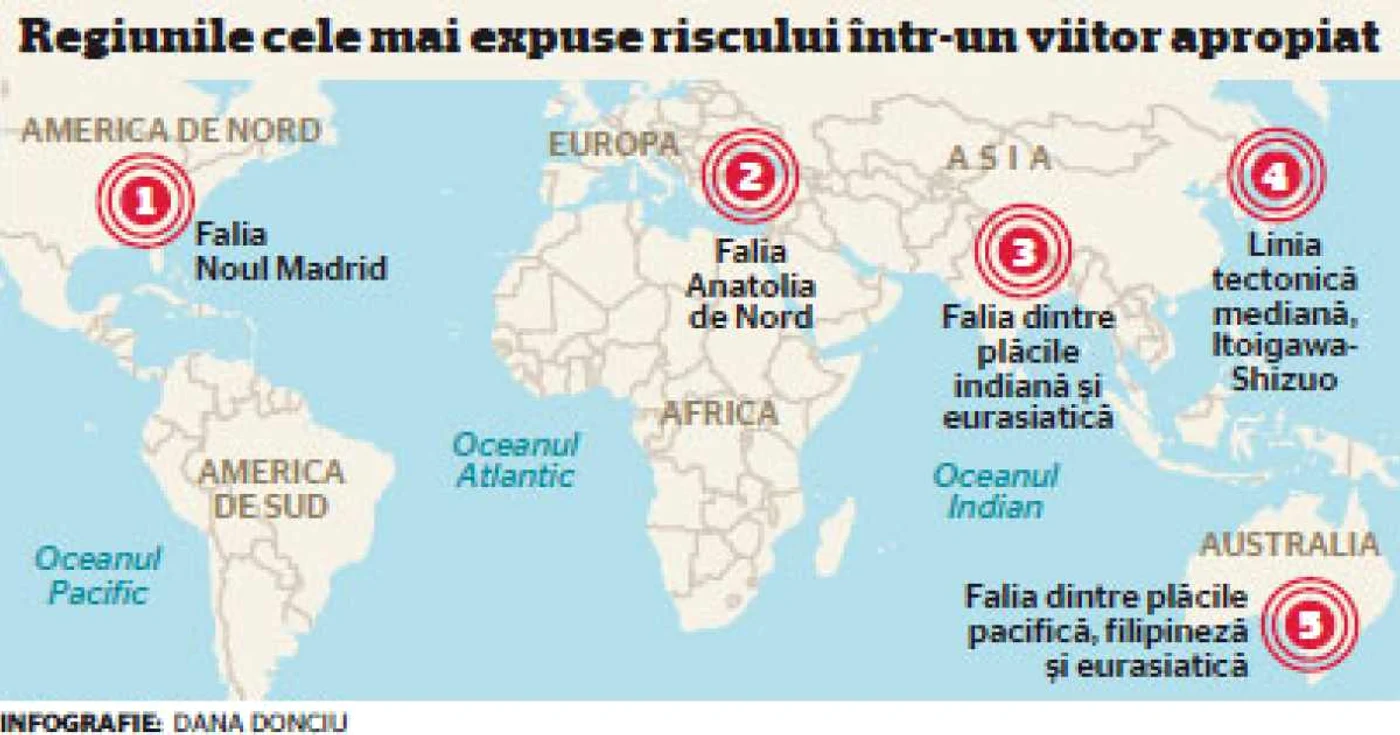 Regiunile care ar putea fi zguduite de un viitor seism devastator