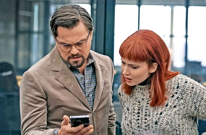 Leonardo
DiCaprio şi Jennifer Lawrence. Foto: Profimedia