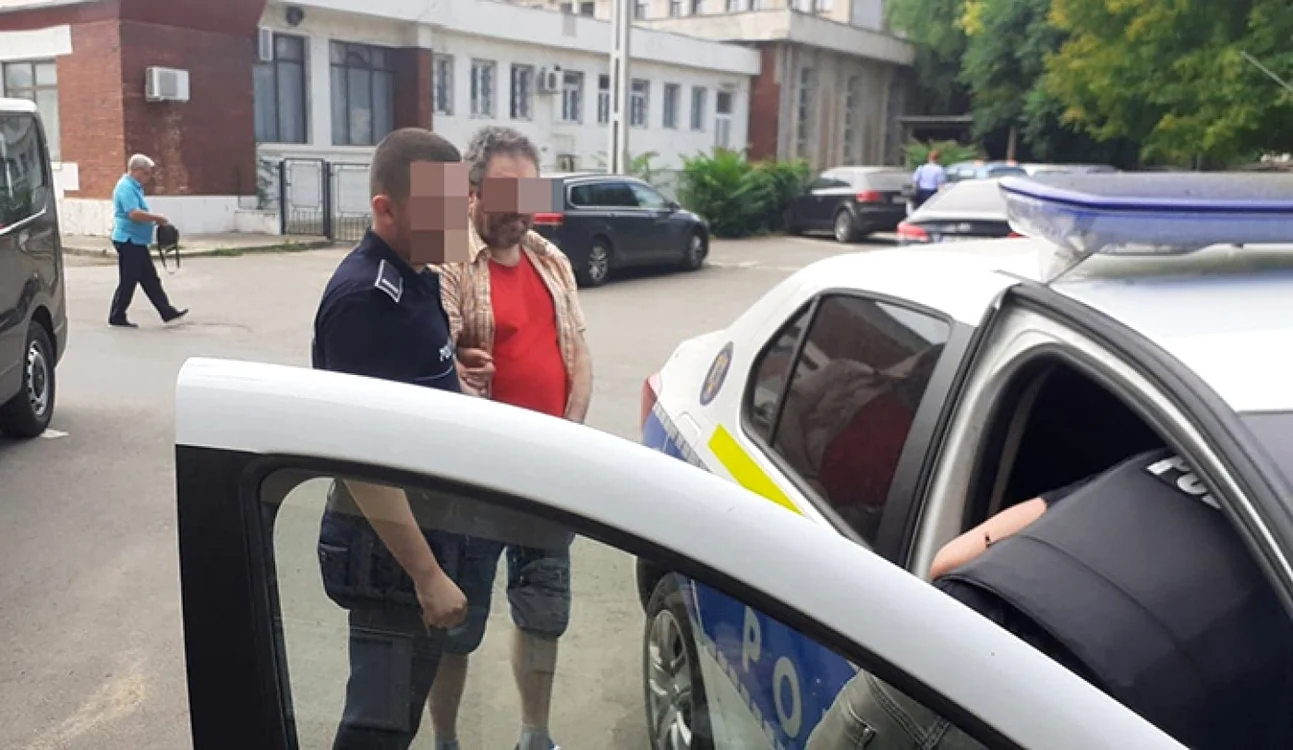 Suspectul de distrugere şi furt FOTO IPJ Vaslui
