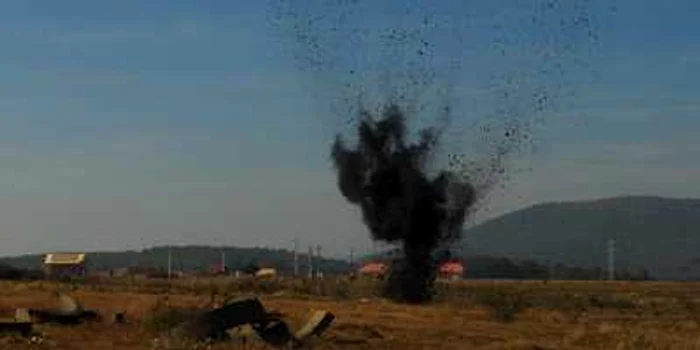 Hunedoara: Grenadele au explodat la marginea Devei