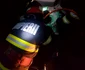 Accident mortal pe Valea Oltului pe şoseaua de centură a staţiunii Călimăneşti - TIR răsturnat cu cabina suspendată Foto Adevărul