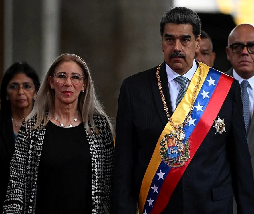 Cilia Flores și Nicolás Maduro/FOTO:X