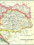 Harta Austro-Ungariei, la 1902; în medalion, Viena. Din The Century Atlas of the World [John Walker & Co, Ltd., London, 1902]. Sursa: Getty Images