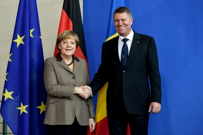 Angela Merkel si Klaus Iohannis