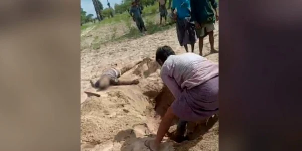 Gropi comune cu cadavre în Myanmar foto captura video BBC
