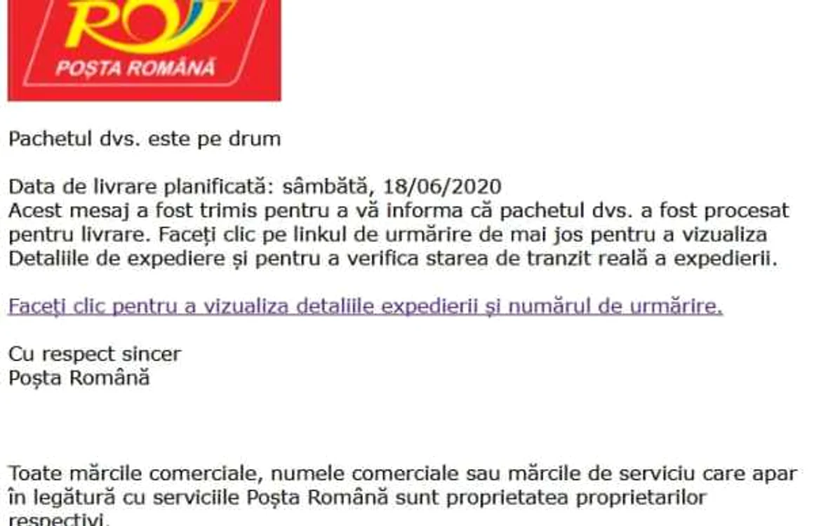 Cei care primesc mail-ul pot cădea victimele hackerilor  FOTO Facebook CERT.RO
