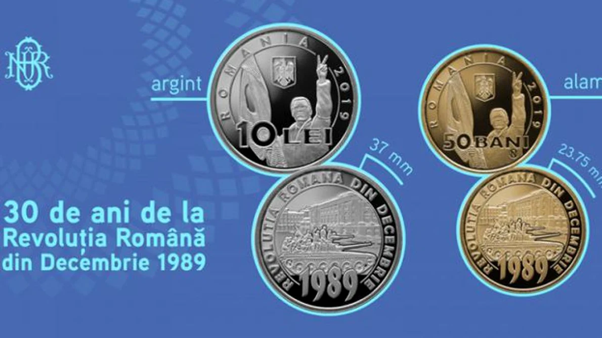 BNR lansează o serie de monede pentru marcarea a 30 de ani de la Revoluţie jpeg