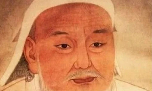 Genghis Han, născut cu un cheag de sânge în mână  jpeg