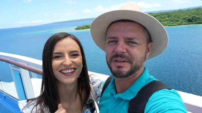Andreia și Ionuț Chiperi au ajuns în Vanuatu / foto: captură video