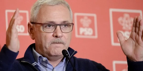 Liderul PSD Liviu Dragnea sustine o declaratie de presa la Palatul Parlamentului FOTO Mediafax / Alexandru Dobre