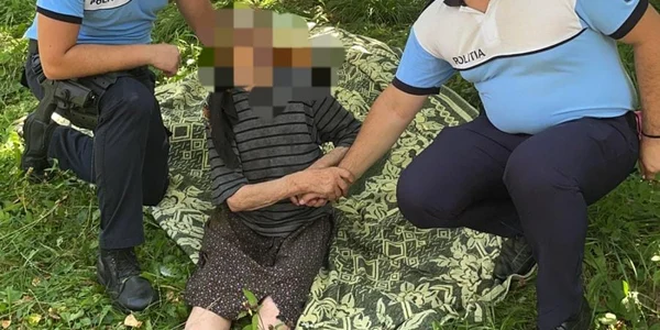batrana gasita de politisti arges