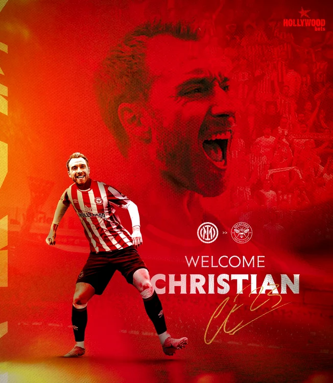 Clubul englez i-a urat bun veni lui Eriksen