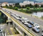 Trafic blocat după un accident pe şoseaua de centură a municipiului Râmnicu Vâlcea Foto Adevărul