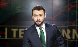 Radu Andrei Tudor prezintă Telejurnalul de seară de la TVR 1 jpeg