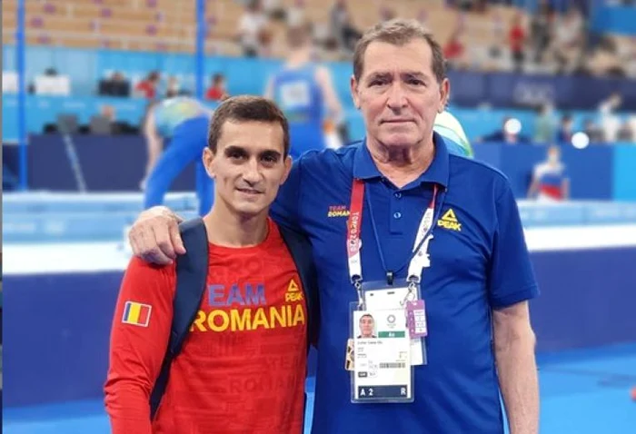 
    Marian Drăgulescu și antrenorul său, Ștefan GalFOTO: Instagram  