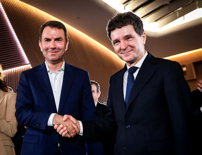 Nicușor Dan, alături de Cătălin Drulă, la evenimentul de lansare a candidatului USR FOTO/ USR