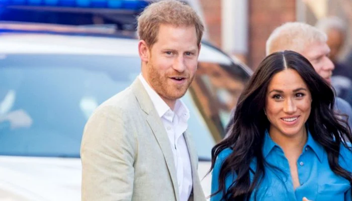 Prinţul Harry şi soţia sa, Meghan Markle. Foto: Profimedia