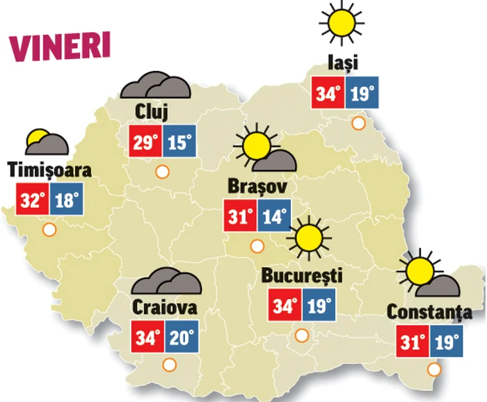 Prognoza meteo 4 septembrie anunță o vreme placuta de toamnă