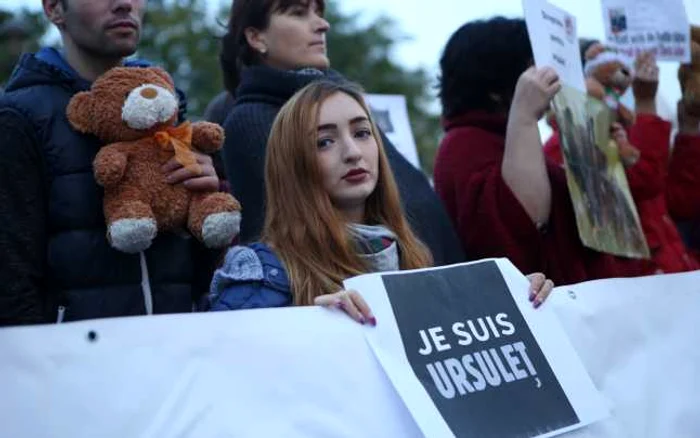 Imagine de la protestul organizat în Piaţa Universităţii FOTO Florin Ghioca
