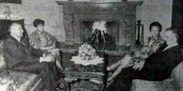 Raisa Gorbaciov şi Elena Ceauşescu, la dineul de la Bucureşti din 1987
