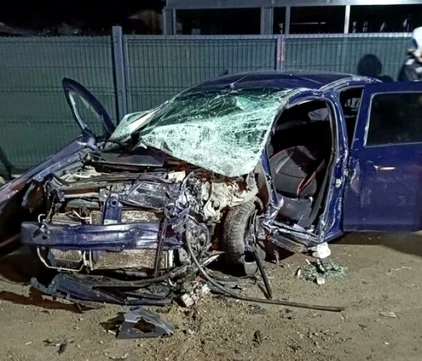 Accidentul a avut loc pe DN1 FOTO ISU Prahova