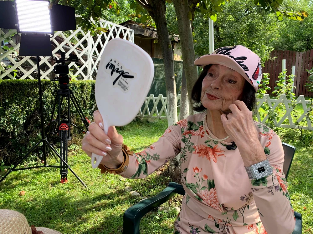 Marina Voica, o femeie cochetă și la 83 de ani