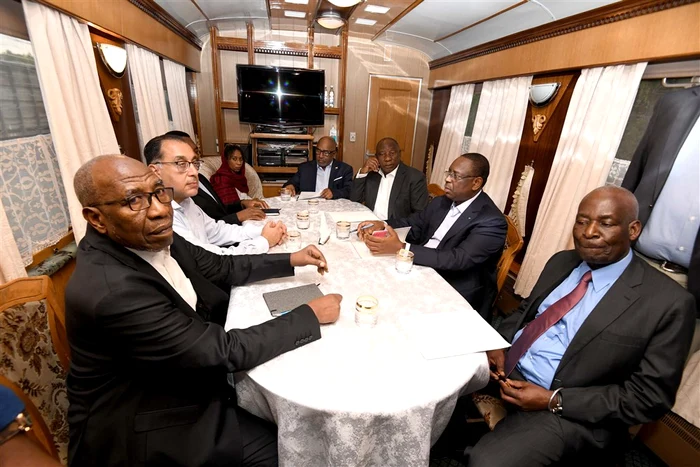 Delegația africană FOTO EPA-EFE