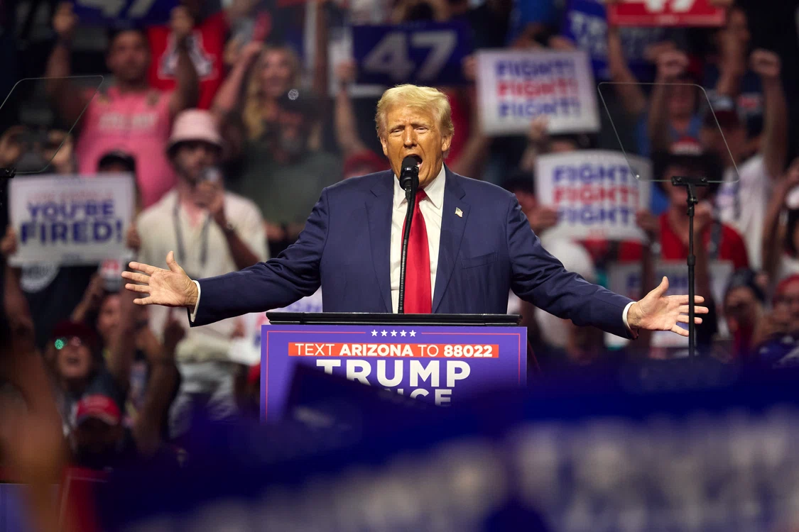 Donald Trump la un eveniment de campanie în Arizona FOTO EPA-EFE