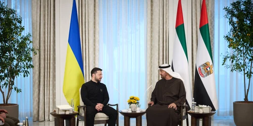 Volodimir Zelenski în vizită în Emiratele Arabe Unite FOTO EPA-EFE