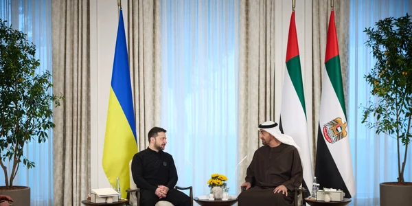 Volodimir Zelenski în vizită în Emiratele Arabe Unite FOTO EPA-EFE