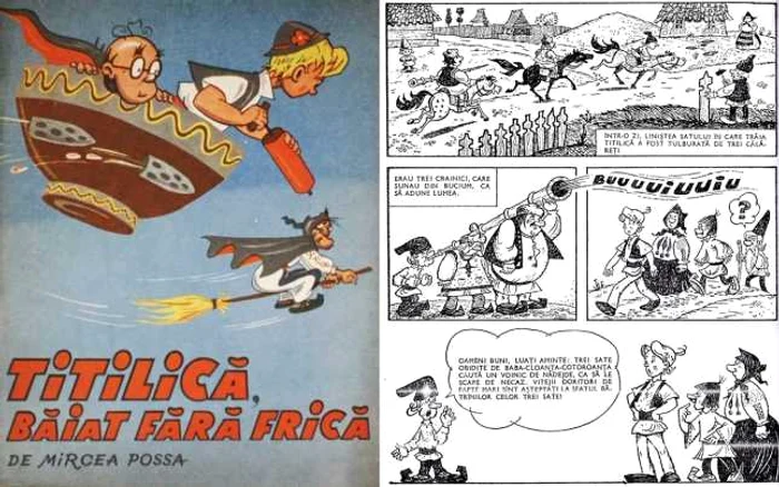 Titilică este un personaj unic în analele benzii desenate româneşti, un
adevărat Asterix neaoş, care îmbină în mod strălucit tradiţia basmului
popular cu umorul modern