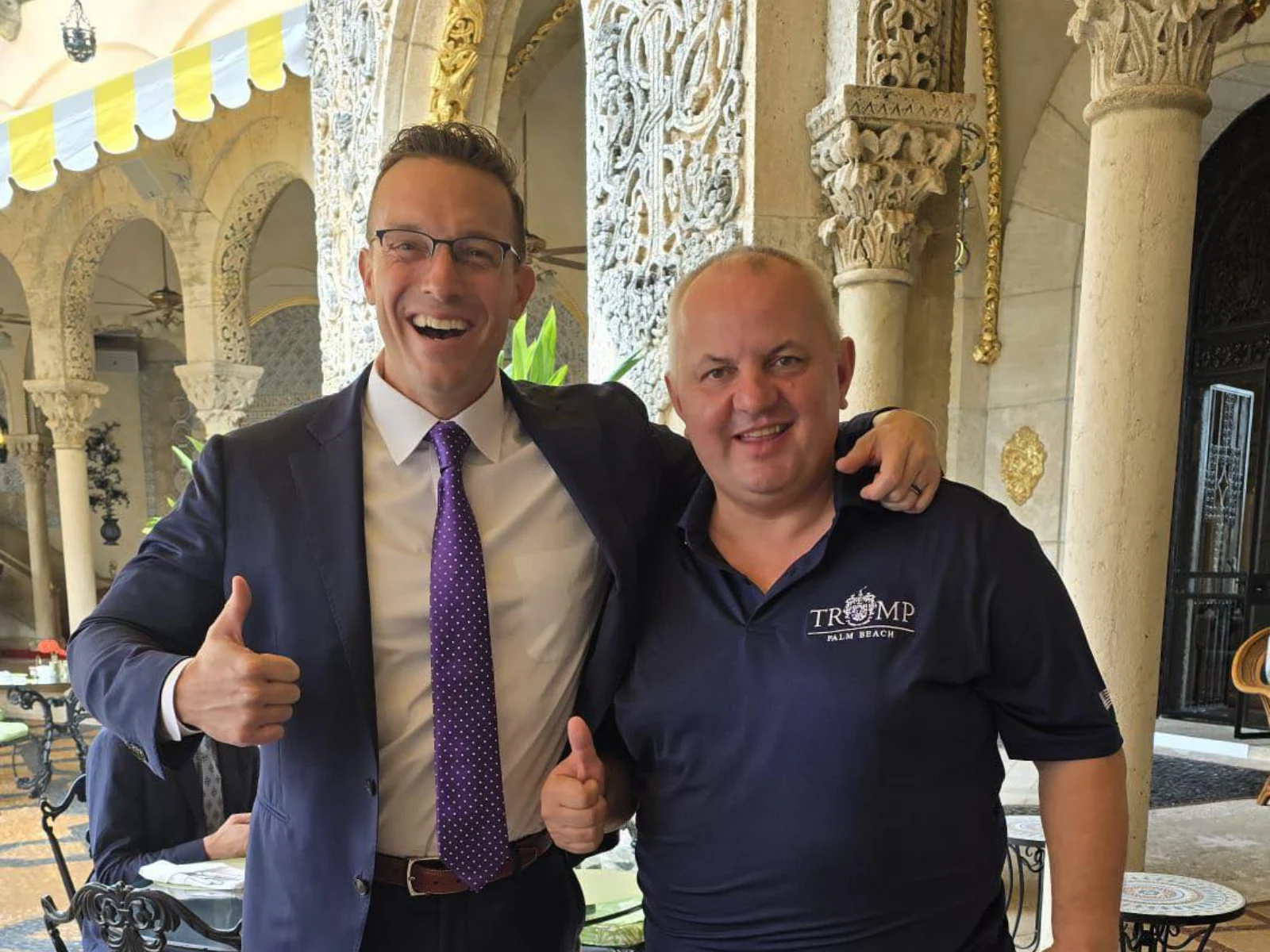 Afaceristul Avram Gal, întâlnire cu Benny Johnson, comentator politic conservator „apropiat al președintelui Statelor Unite”