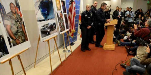 Conferinta de presa pentru Christopher Dorner AFP