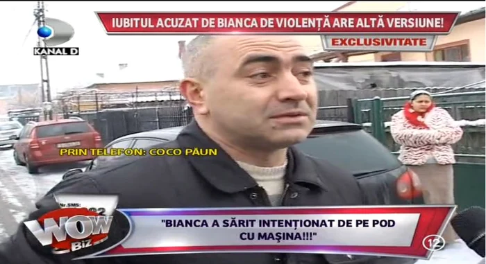 Coco Păun a negat că i-a distrus viaţa Biancăi Drăguşanu (captură: Kanal D)