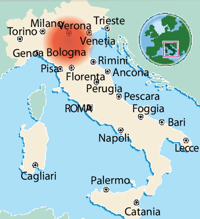 Ana Petre, 29 de ani, a fost evacuată din casă de autorităţi şi a plecat la rude, în Milano